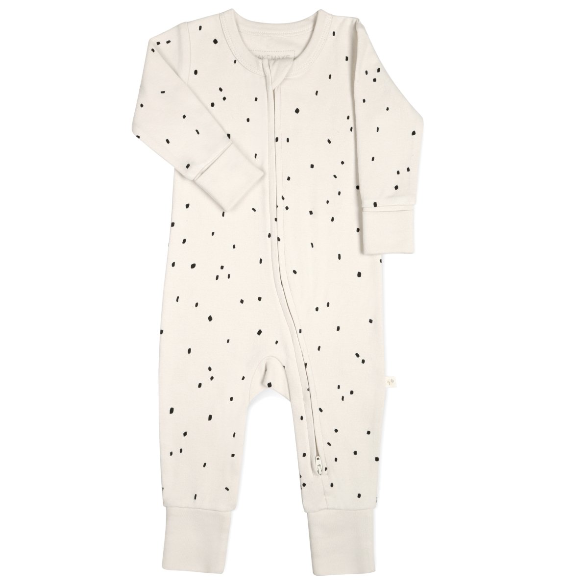 Organic Baby 2-Way Zip Romper - Pixie Dots