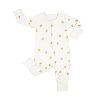 Organic Baby 2-Way Zip Romper - Sunshine