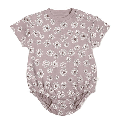 Organic Baby Bubble Romper - Daisies