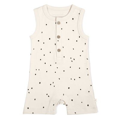 Organic Baby Short Romper - Pixie Dots