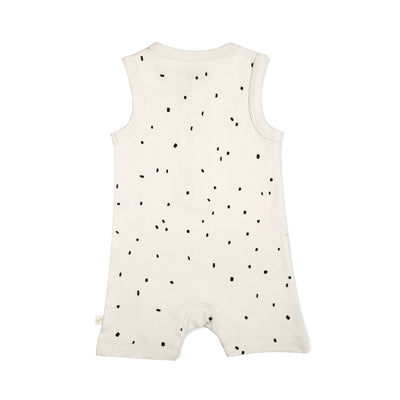 Organic Baby Short Romper - Pixie Dots