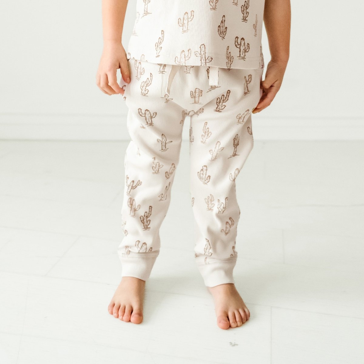 Organic Baby Toddler Harem Pants - Cactus