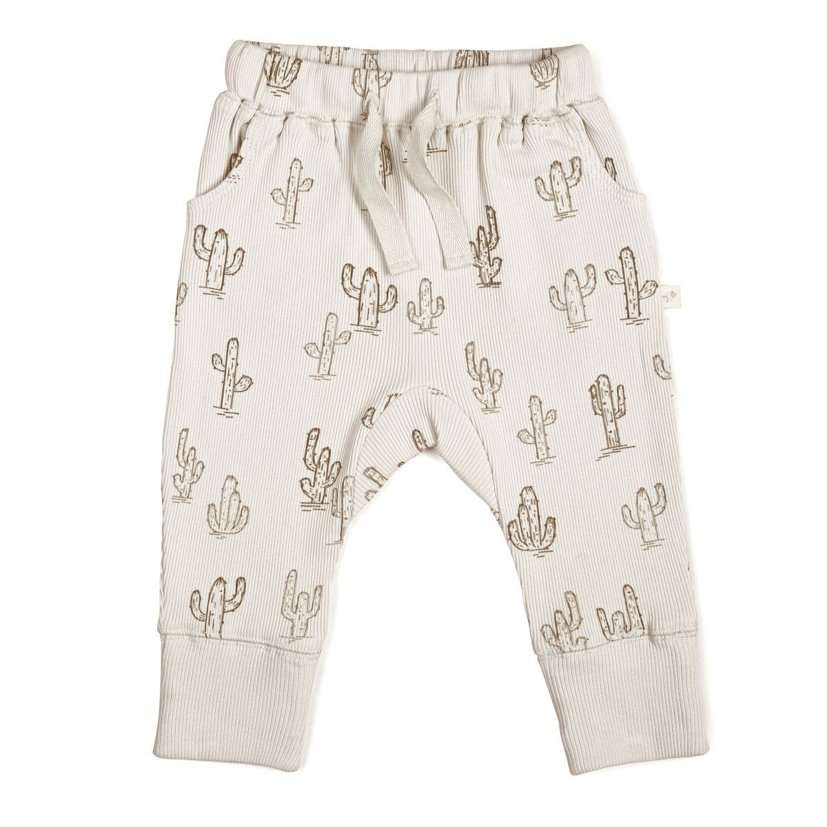 Organic Baby Toddler Harem Pants - Cactus