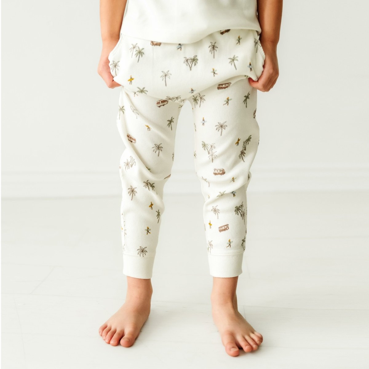 Organic Baby Toddler Harem Pants - Malibu