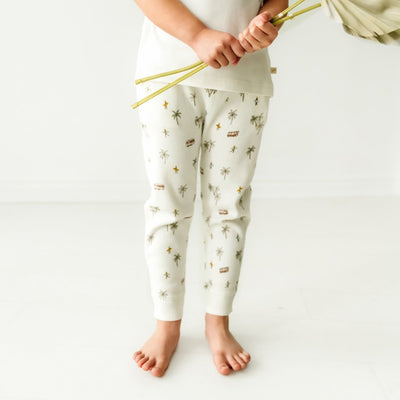 Organic Baby Toddler Harem Pants - Malibu