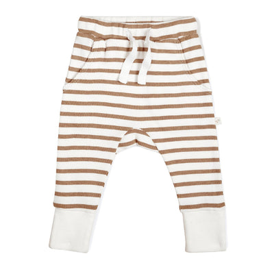 Organic Baby Toddler Harem Pants - Stripes