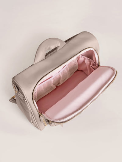 Satchel Diaper Bag - Taupe