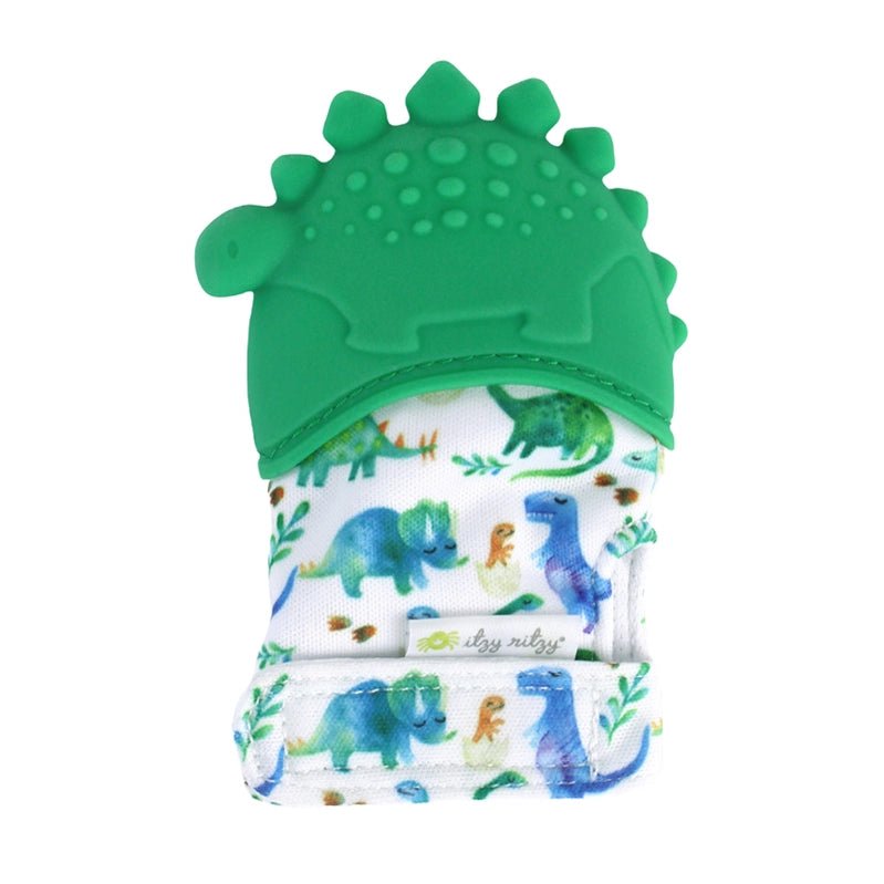 Silicone Teething Mitts - Dinosaur