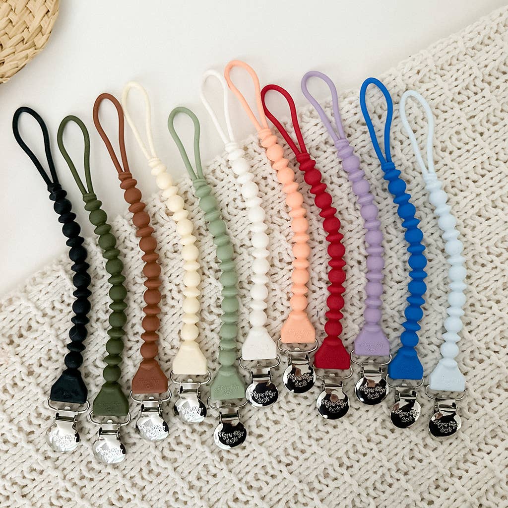 Sweetie Strap™ Silicone One-Piece Pacifier Clips