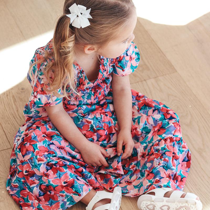 Tayla Dress in Lavender - Kids