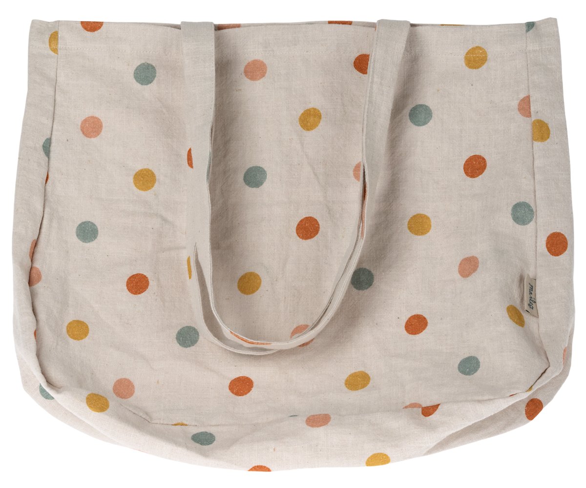 Tote Bag, Multi dots - Small