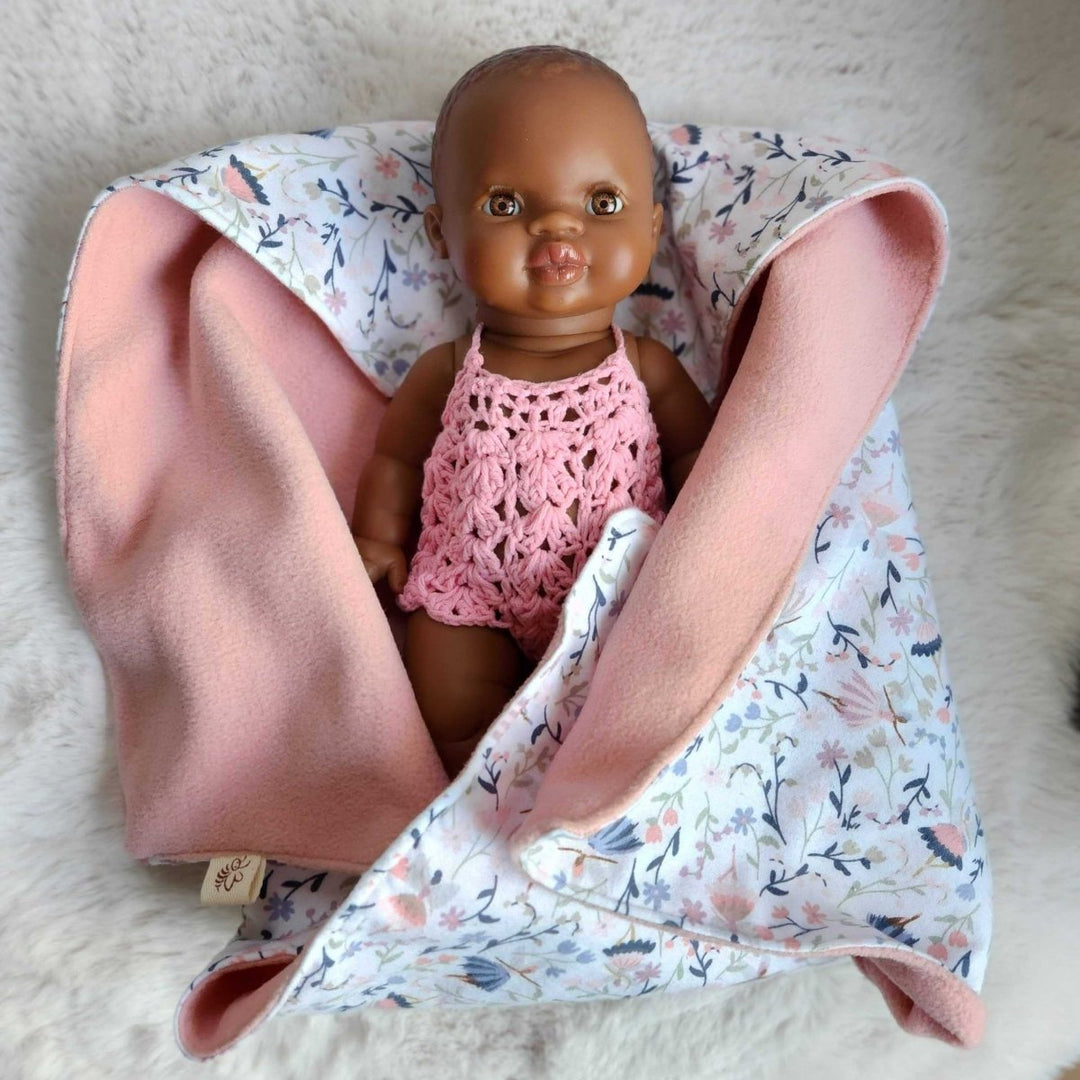 Baby Doll Swaddle Blanket Floral Bee Like Kids