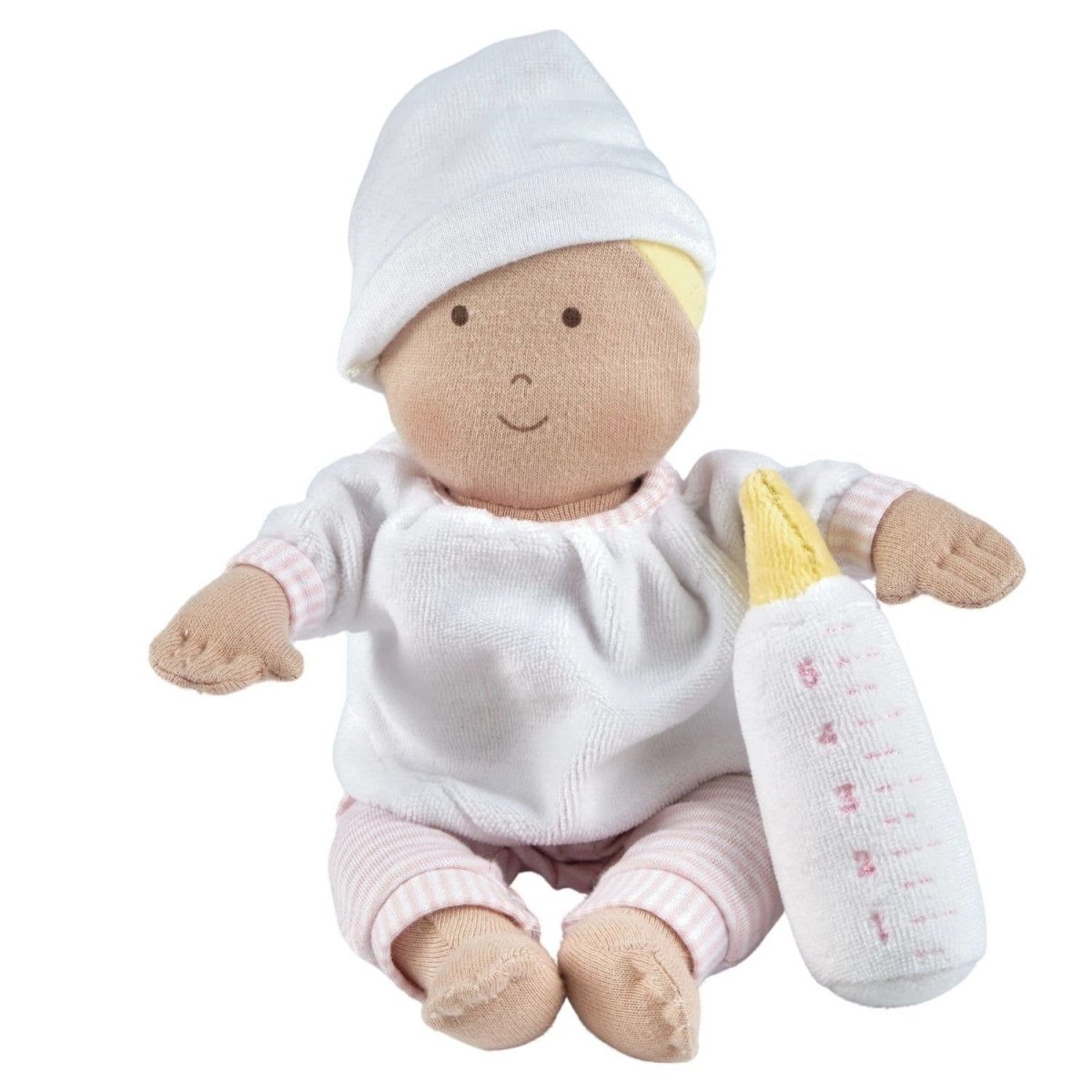 Baby Grace with Carry Cot, Bottle & Blanket | Tikiri Toys LLC | Dolls - Bee Like Kids