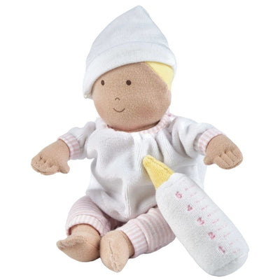 Baby Grace with Carry Cot, Bottle & Blanket | Tikiri Toys LLC | Dolls - Bee Like Kids