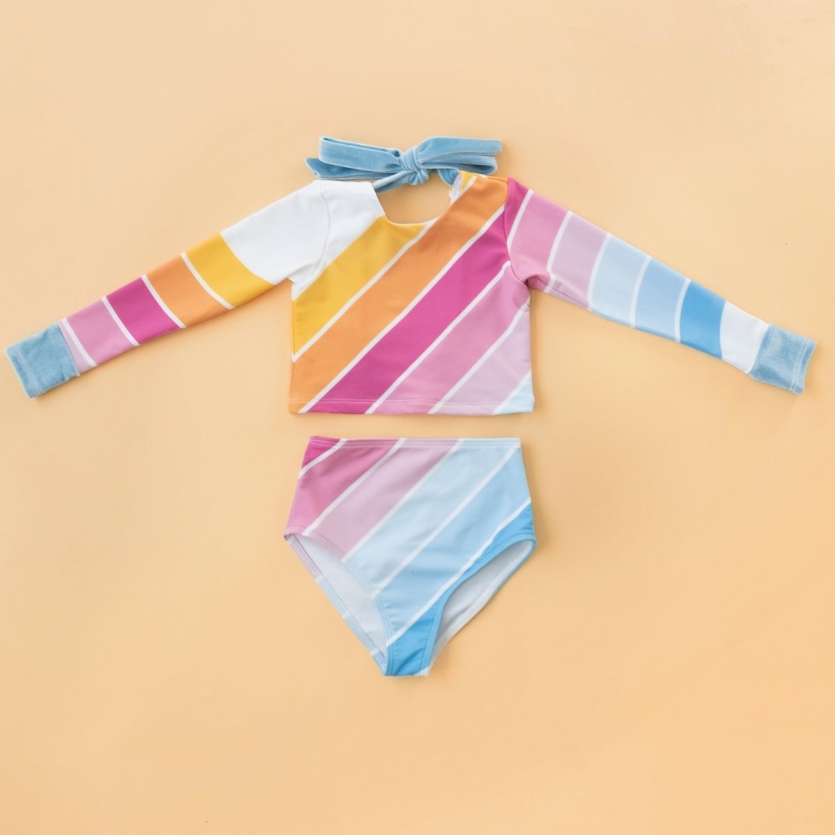 Malibu Rainbow Two Piece Swim