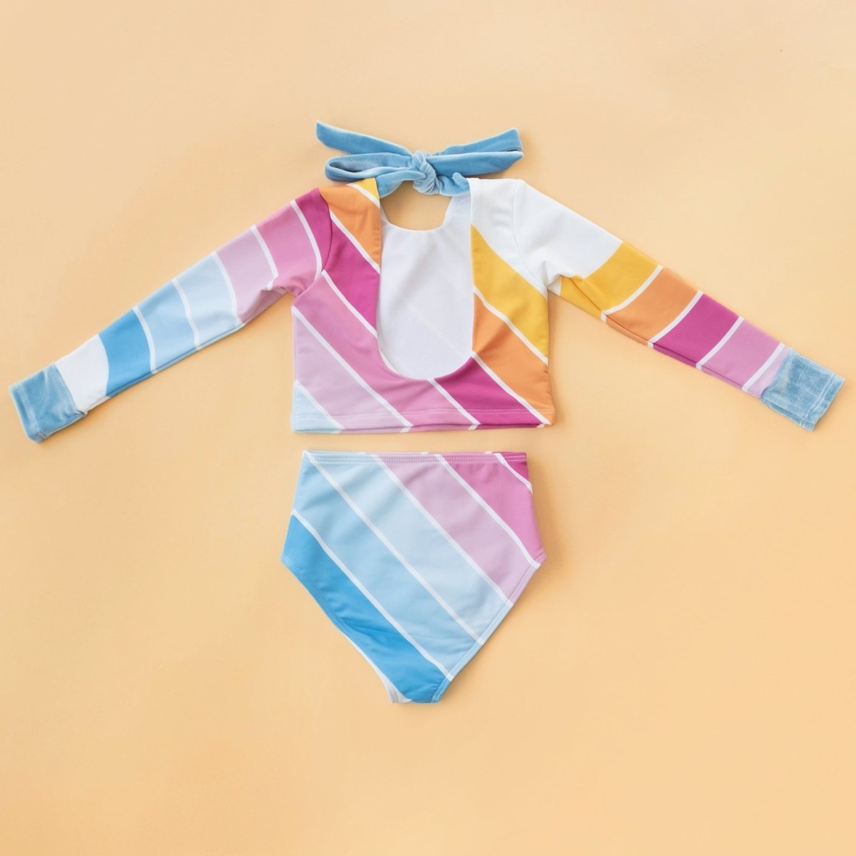 Malibu Rainbow Two Piece Swim