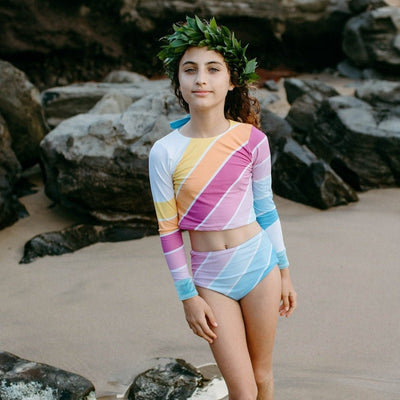 Malibu Rainbow Two Piece Swim