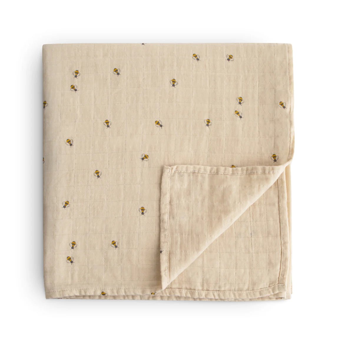 Muslin Baby Swaddle - Bees