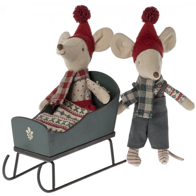 Sleigh, Mouse - Green