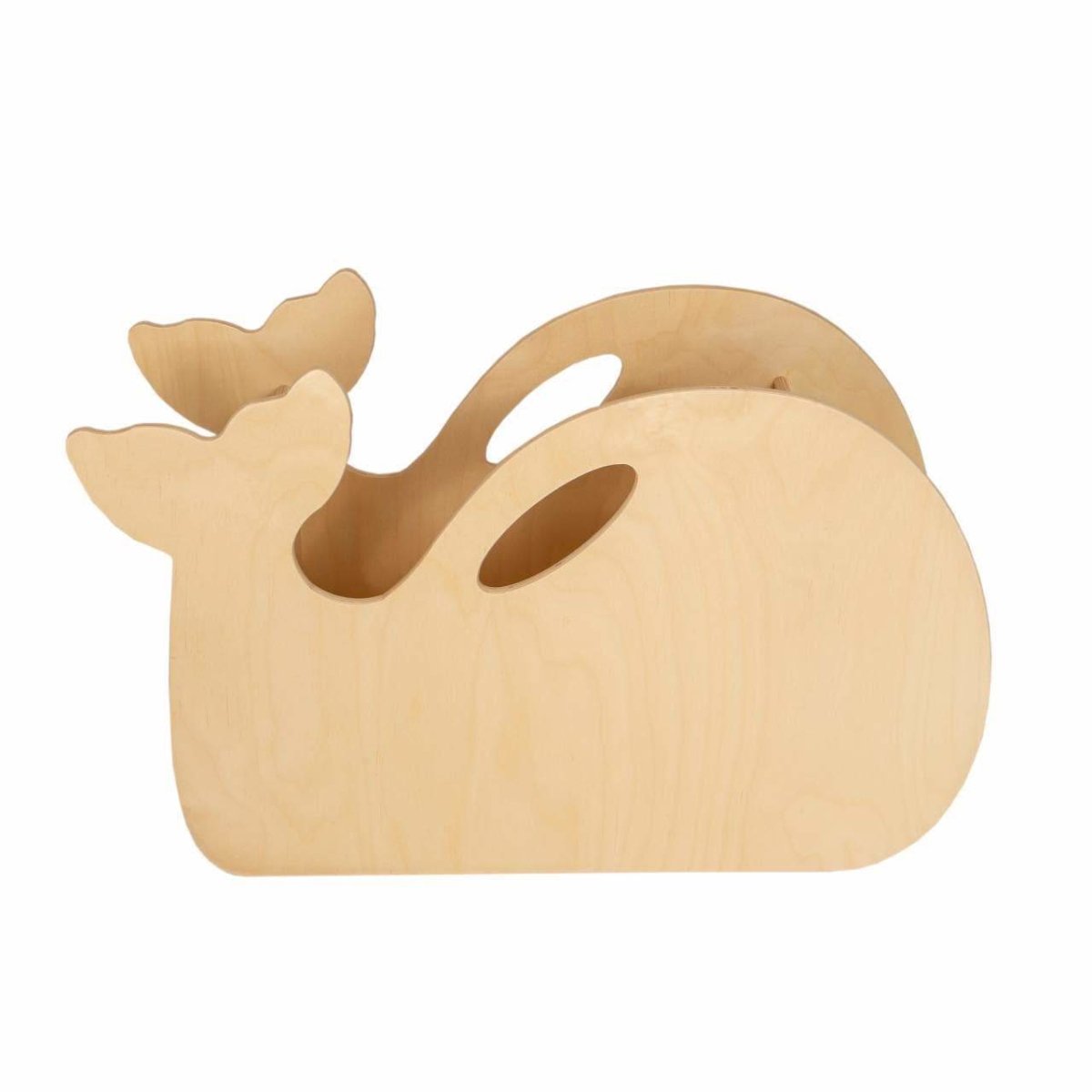 Wooden Whale Toy Box